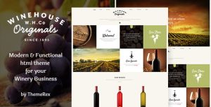 Wine House | Vineyard, Shop & Restaurant Site Template