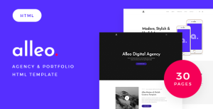 Alleo – Agency & Portfolio HTML Template