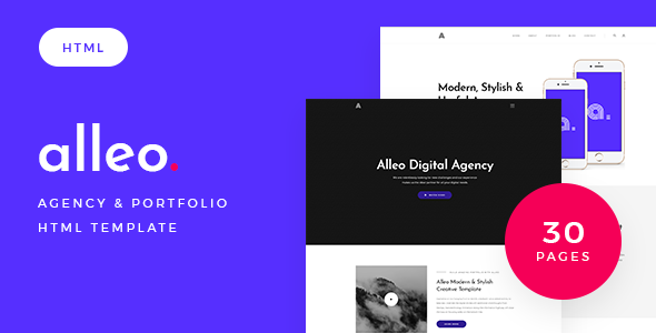 Alleo – Agency & Portfolio HTML Template Alleo – Agency & Portfolio HTML Template
