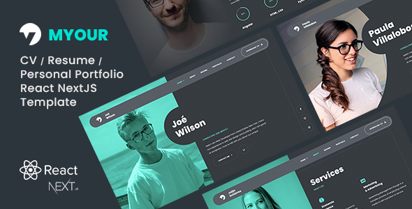 Myour – Personal Portfolio React NextJS Template Myour – Personal Portfolio React NextJS Template