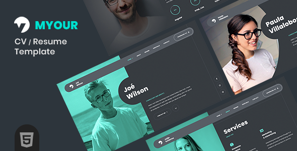 Myour – Personal Portfolio Template Myour – Personal Portfolio Template