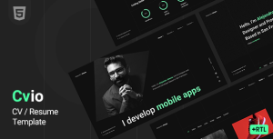 Cvio – Personal Portfolio Template