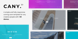Cany – Responsive Coming Soon Template