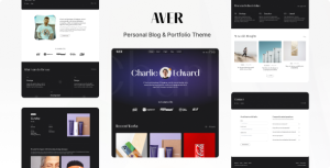 Aver – Astro Portfolio and Blog Theme