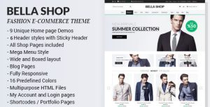 Bella – eCommerce HTML Shop with RTL