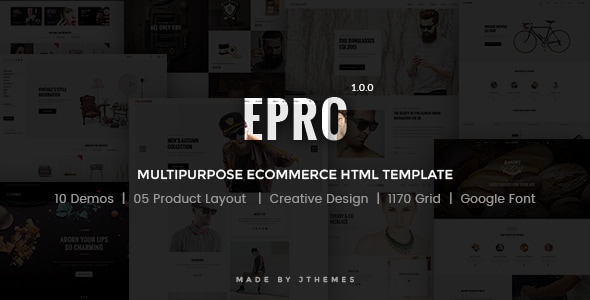 ePro – Multipurpose Ecommerce Template with RTL version ePro – Multipurpose Ecommerce Template with RTL version