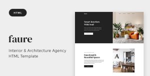 Faure – Interior & Architecture Agency HTML Template
