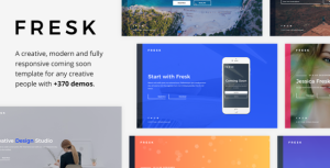 Fresk – Creative Coming Soon Template