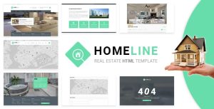 Homeline – Modern Unique Real Estate Template