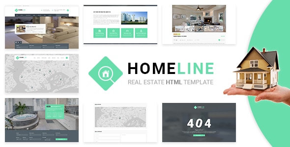 Homeline – Modern Unique Real Estate Template Homeline – Modern Unique Real Estate Template