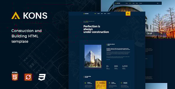 Kons – Construction and Building Template Kons – Construction and Building Template