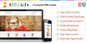 Kids Life – Children HTML Template