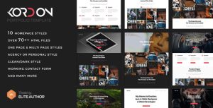 Kordon – Responsive One & Multi Page Portfolio Template