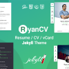 RyanCV – Personal Portfolio Resume Jekyll Theme