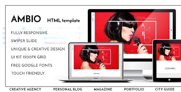 Ambio — Unique Personal Blog | Magazine Responsive HTML Template Ambio — Unique Personal Blog | Magazine Responsive HTML Template