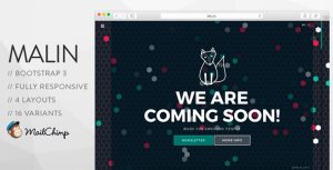 MALIN – Perfect Coming Soon Template