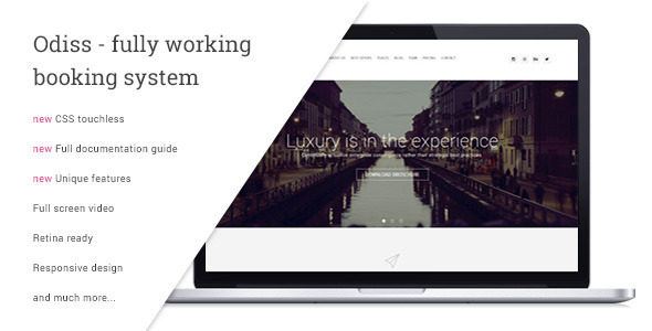Odiss – Travel Booking Landing Page Odiss – Travel Booking Landing Page