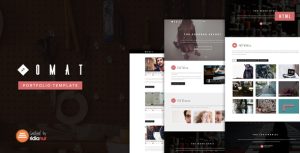 Omat – Responsive One Page Portfolio HTML Template