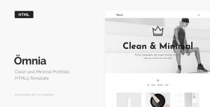 Omnia – Clean and Minimal Portfolio HTML5 Template
