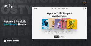 Osty – Creative Agency and Portfolio Theme