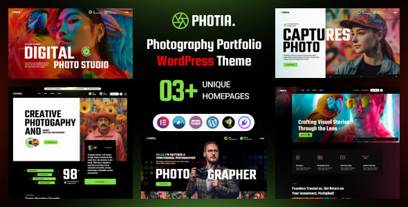 Photia – Photography Portfolio WordPress Theme Photia – Photography Portfolio WordPress Theme