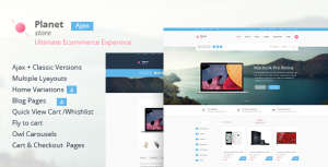 Planet Store – Ecommerce HTML Template