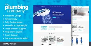 Plumbing – Repair, Building & Construction Template