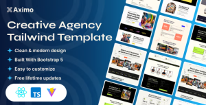 Aximo – Creative Agency React JS Template