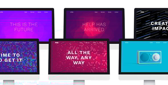 Nås – Minimalistic One-Page Template Nås – Minimalistic One-Page Template