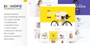 ECOSHOP – Multipurpose eCommerce HTML5 Template
