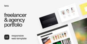 Tera – Responsive HTML5 Portfolio Template