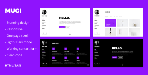 Mugi – Personal Portfolio & Resume HTML Template Mugi – Personal Portfolio & Resume HTML Template