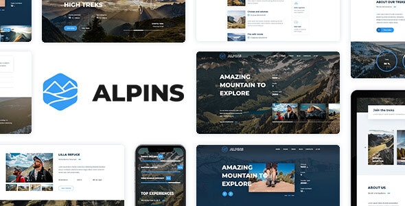 Alpins – Mountain And Hiking Template Alpins – Mountain And Hiking Template