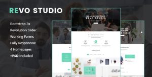 Revo Studio – Multipurpose Landing Page