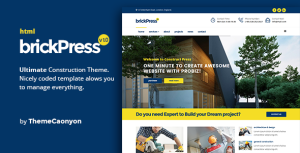 BrickPress – Construction & Building HTML5 Template