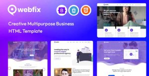 Webfix – Landing Page HTML Template