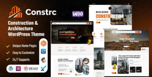 Constrc – Construction and Architecture WordPress Theme