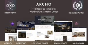 Archo – React Architecture & Interior Template