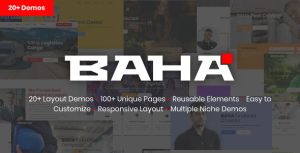 BAHA – Responsive Multi-Purpose HTML Template