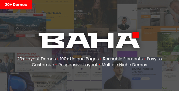 BAHA – Responsive Multi-Purpose HTML Template BAHA – Responsive Multi-Purpose HTML Template