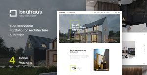 Bauhaus – Architecture & Interior Landing Page HTML Template