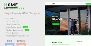 Home – Single Property HTML Template