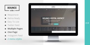 BOUNCE – Responsive Multipurpose Template