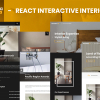 Homekins – React Interactive Interior Template