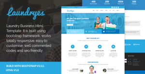 Laundryes – Laundry Business Html Template