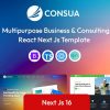 Consua – Consulting Business Next Js Template (Next 16)