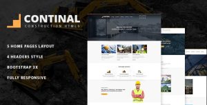 Continal – Construction Business HTML5 Template