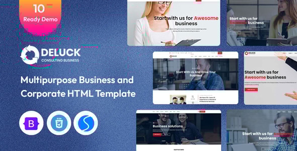 Deluck – Consulting Business HTML Template Deluck – Consulting Business HTML Template