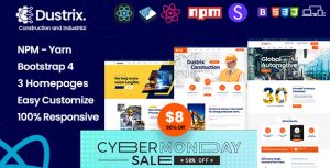 Dustrix – Construction & Industry React Template