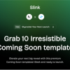 Slink – Coming Soon Nextjs Template